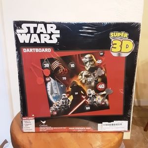 Star Wars Super 3D dartboard new in box